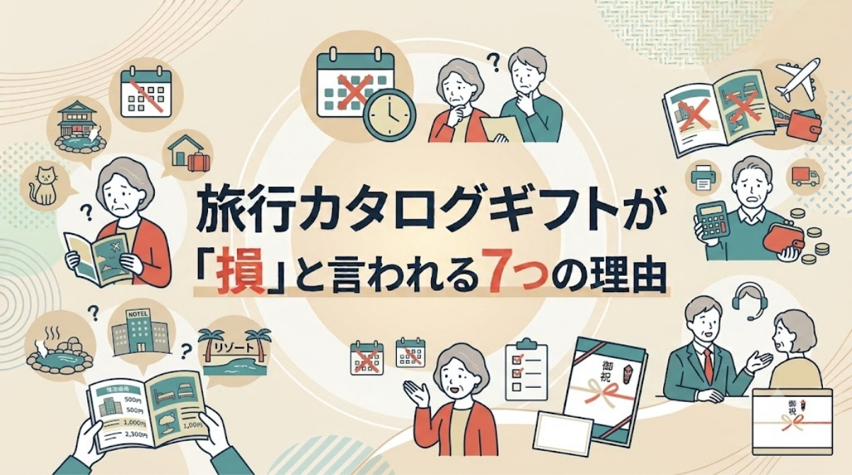 旅行カタログギフトが「損」と言われる7つの理由